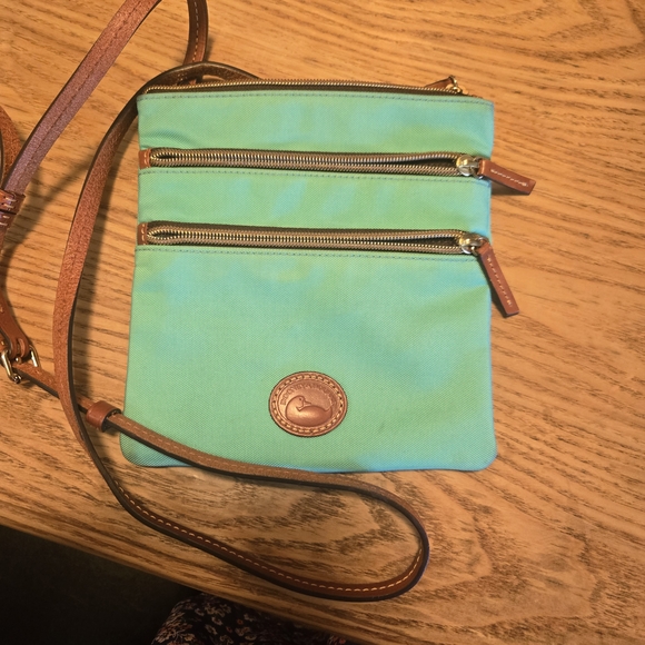 Dooney & Bourke Handbags - Dooney & Bourke Turquoise Crossbody Bag